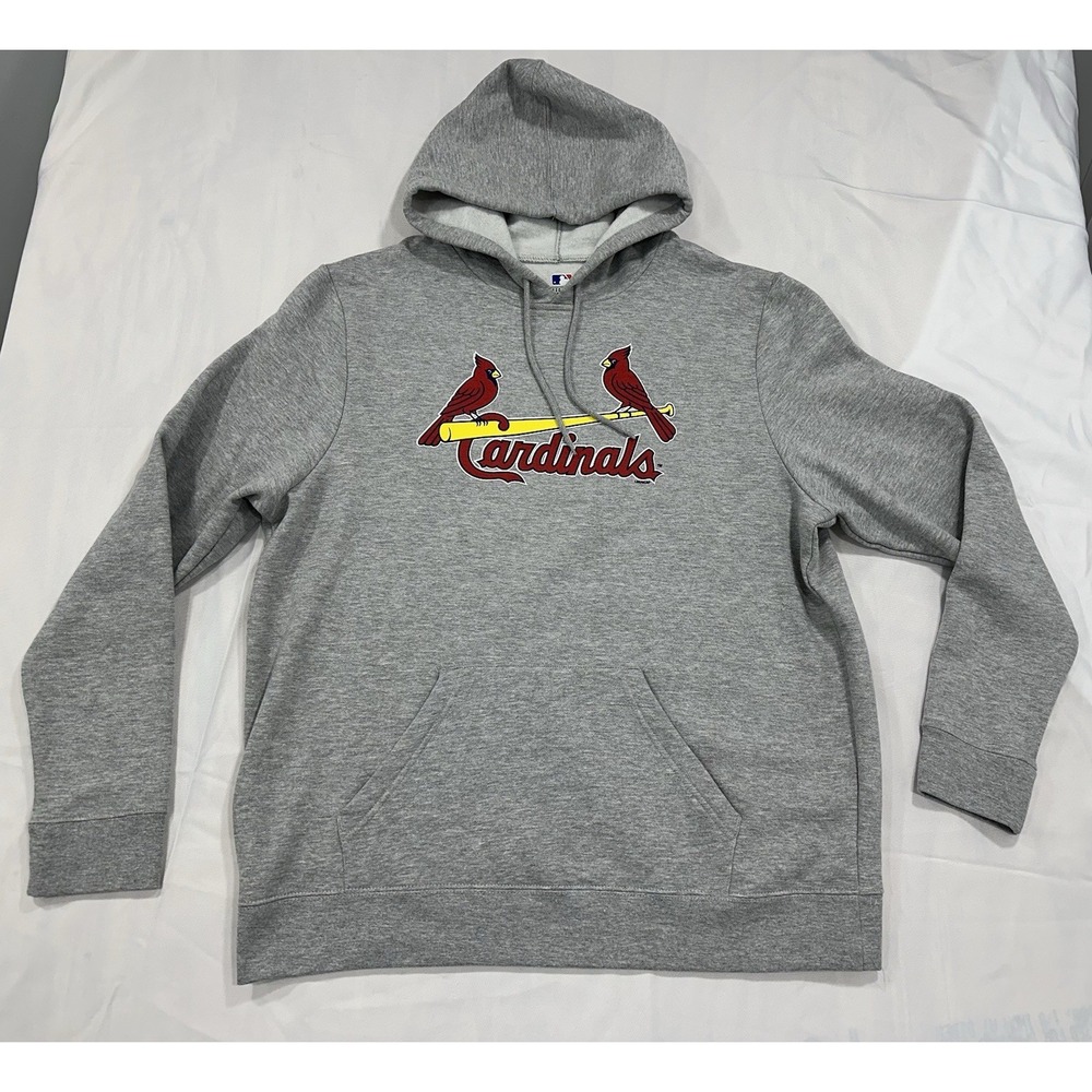 Genuine Merchandise St Louis Cardinals Hoodie Men's XL Gray MLB EUC